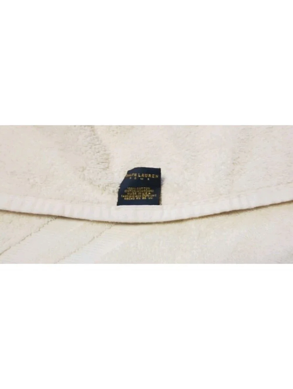 Ralph Lauren Home Bath Towel Blue Pony Logo 100% Cotton USA 61x34